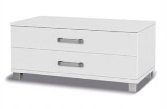 Stolik RTV 2 szuflady M06 Max biała ToniMeble.jpg