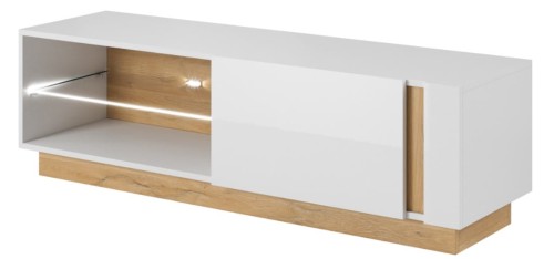 Stolik RTV 138 Aron biały połysk ToniMeble.jpg