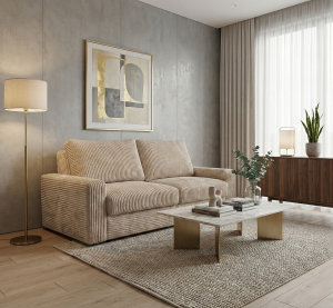 Kanapa do salonu z funkcją spania ISOLA stelaż włoski